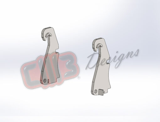 John Deere 344H Coupler Assembly for Various Wheel Loaders DXF Design